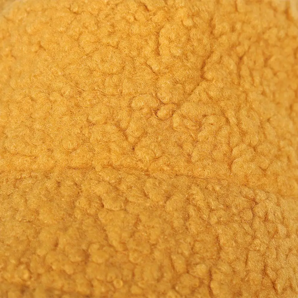 Zoey Kpop Demon Hunter Cosplay Yellow Lamb Fleece Fisherman Hat Cap for Women Girls Movie Costume Accessories Halloween Carnival - Image 4