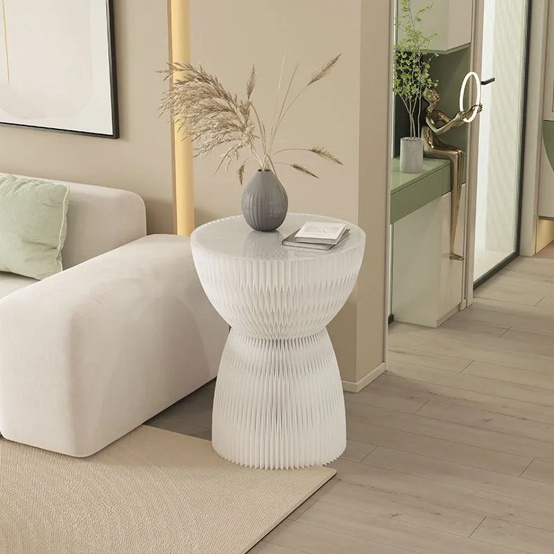 

Small coffee table sofa side living room side cabinet board bedroom bedside storage table paper art tea table