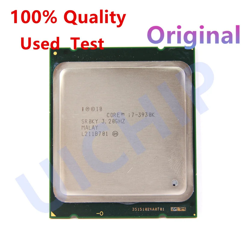 100% Original Core i7 3930K processor i7-3930K Desktop CPU 6-cores 3.20GHZ 15MB 32nm LGA2011