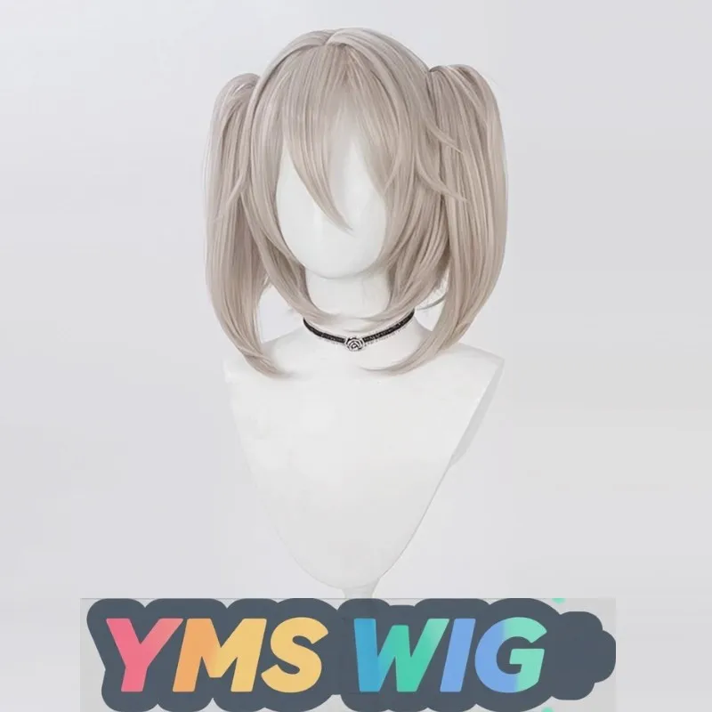 【MES WIG】 Système d'analyse de talents Combat Ravi Shushu Malshu Raka Cosplay perruque Double queue de cheval
