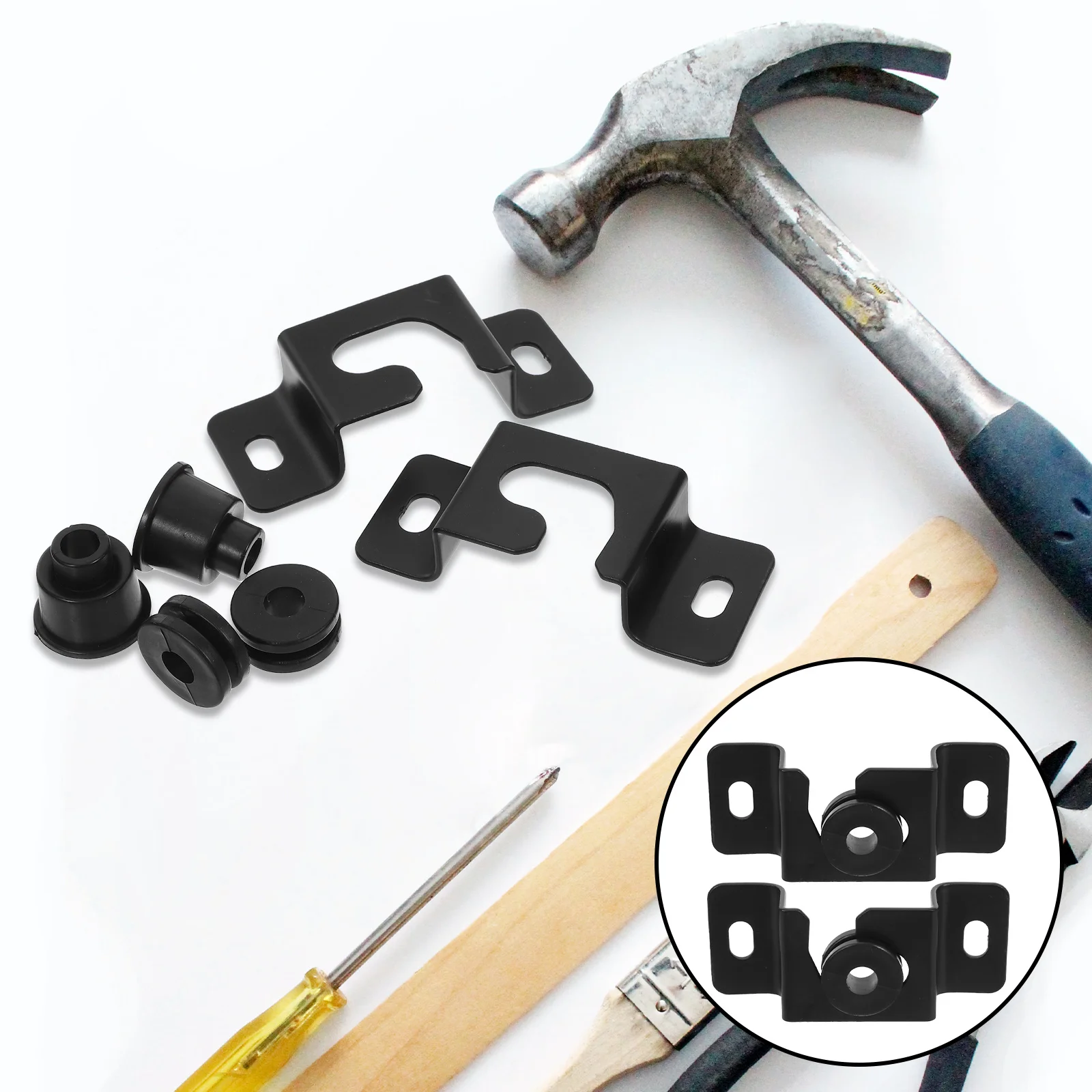 

1Set Mount Bracket Universal -80 Inch LED LCD Flat Screen Fixed Wall Mount for Drywall Heavy Duty Stable Installation