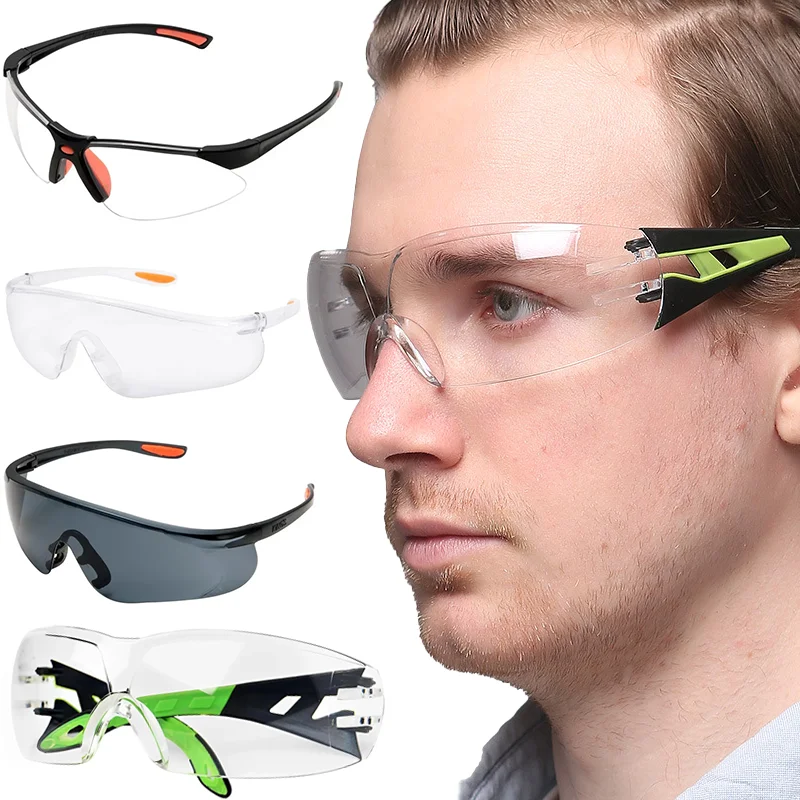 Universal Anti-splash Goggles Work Safety Industrial Eye Protect Cycling Windproof Dustproof Blinds Laboratory Goggle Unisex