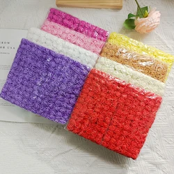 144 Pieces 2cm Foam Mini Teddy Bear of Roses Decorative Home Decor Accessory Wedding Christmas Garland DIY Artificial Flowers