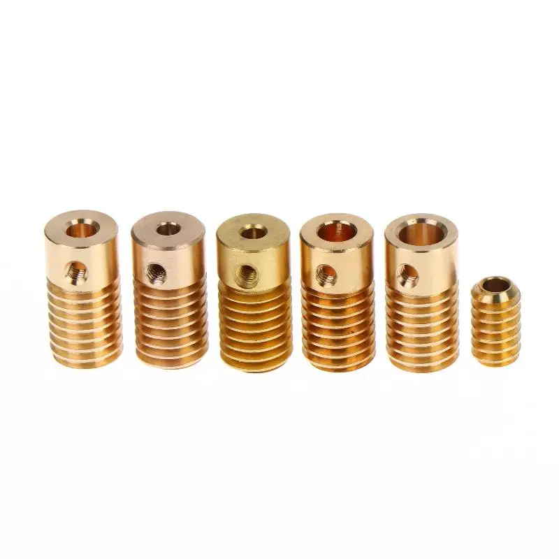 ~1 PCS 0.5M Deceleration Worm Gear 065/151 Turbine 3.175/3/4/5/6 Mm Deceleration Worm Wheel