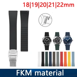 High Quality FKM Fluoroelastomer Strap for Cartier Rolex Omega And Other Series Of Wear-Resistant Fashionable Replacement Band