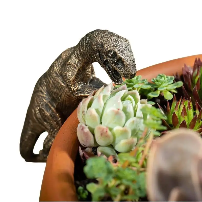 Kletterender Dinosaurier aus Harz, Tiermotiv-Dekoration, Heimdekoration, Garten- und Hofdekoration – Detail 5