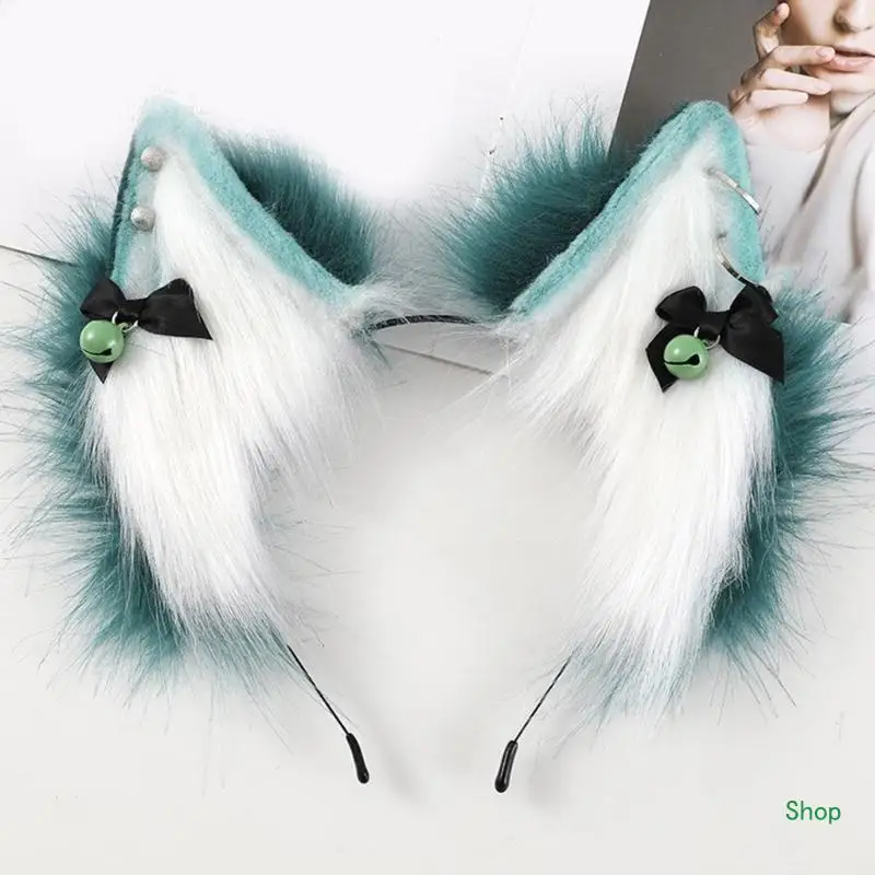 

Dropship Plush and Polyester Headgear Fashionable Women Men Headpieces Maiden Headwear for Adult Cosplay Anime Role Playing