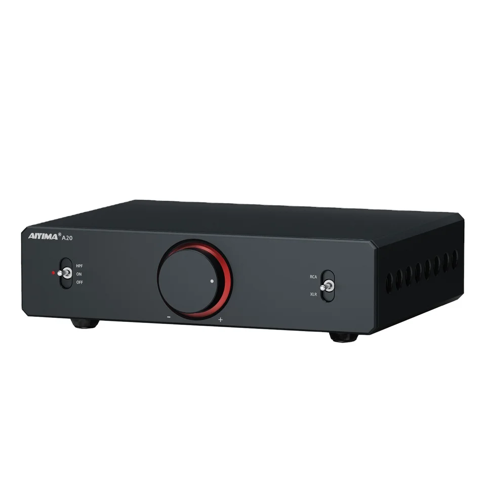 AIYIMA A20 PFFB Power Amplifier TPA3255 Hifi 300W X2 Stereo XLR/RCA Fully Balanced Input HPF High Pass Filter
