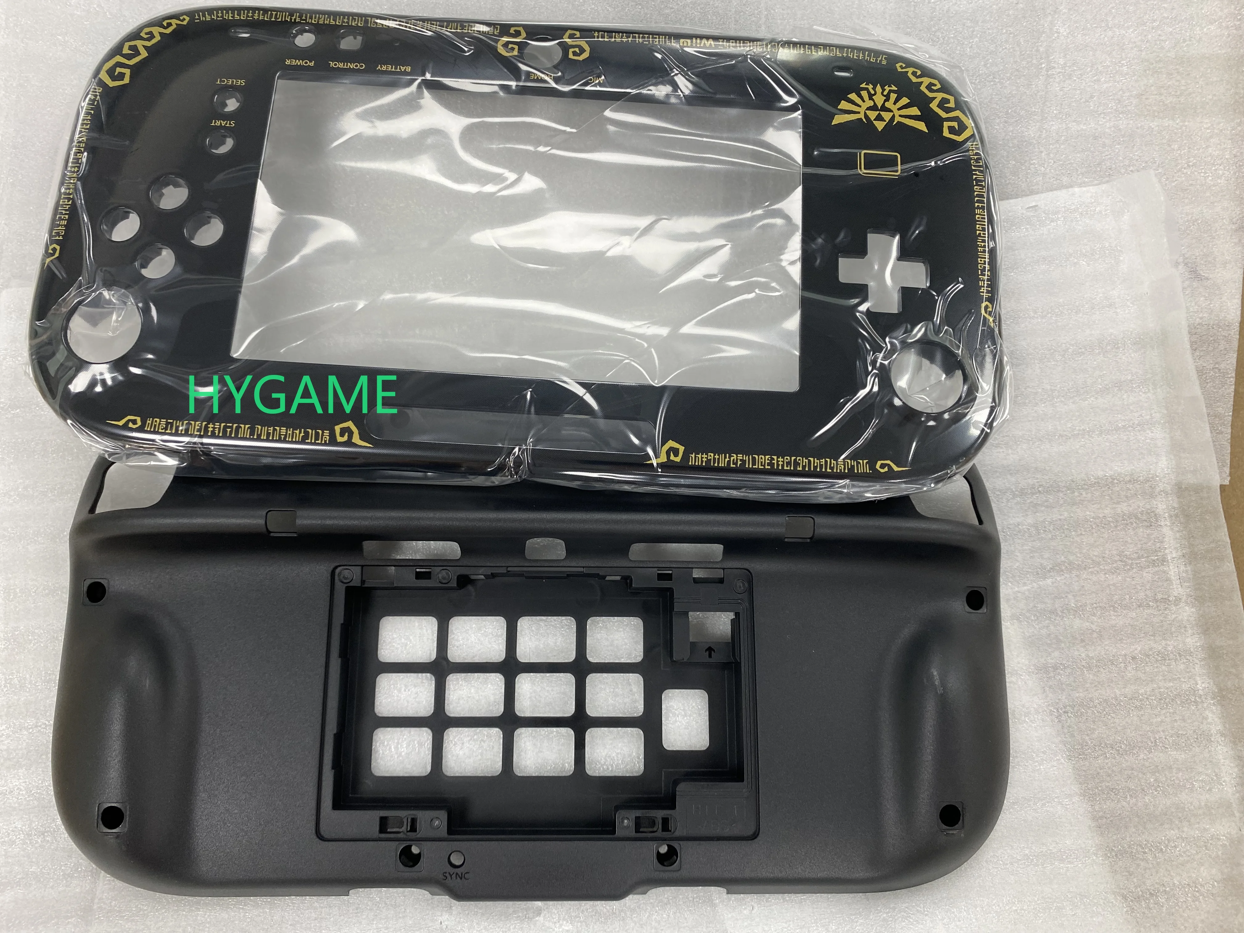 إصدار محدود من حافظة باب البطارية لوحدة التحكم WiiU Gamepad غطاء خلفي أمامي غطاء حماية مع غطاء البطارية