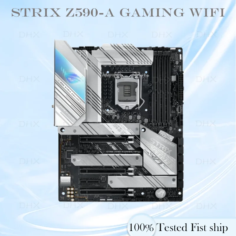 Z590 PCI-E4.0 For ROG STRIX Z590-A GAMING WIFI Motherboard LGA 1200 DDR4 Mainboard HDMI M.2 ATX 128GB 100% Tested Fully Work DH