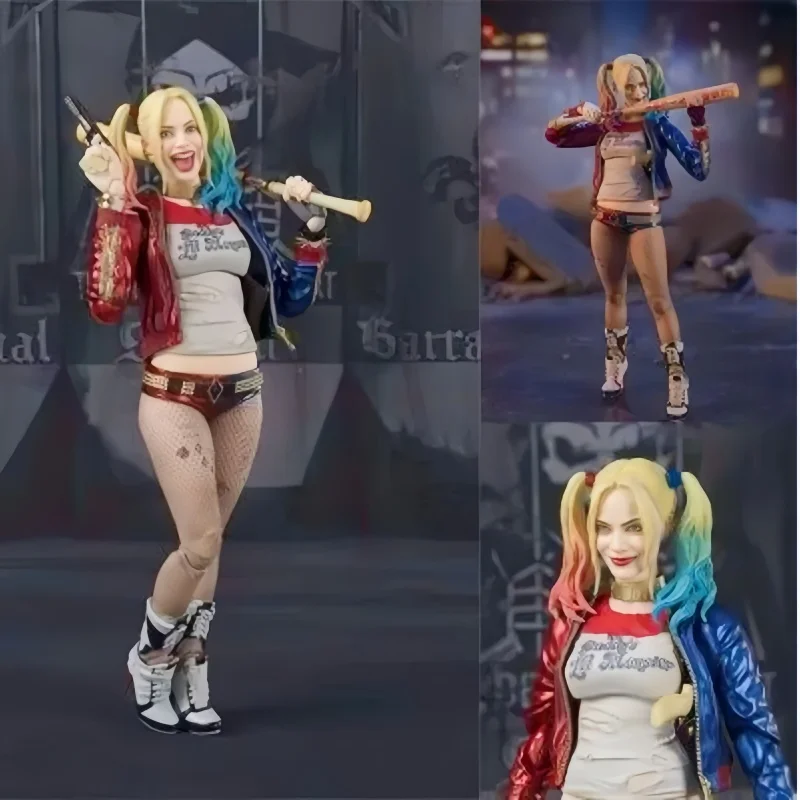 14cm Dcu Suicide Squad Harley Quinn Bjd Action Figures Sexy Toys For Girls Christmas Birthday Cool Gifts Personalized Decoration