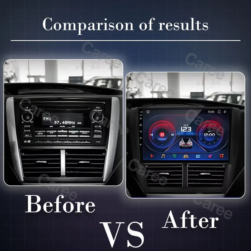 Android 15 Carplay Auto For Subaru Impreza GH GE 2007 2008 2009 2010 2011 Car Radio Multimedia Player Stereo Head Unit 4G WiFi