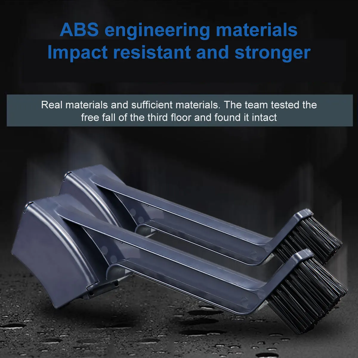 منظف سلسلة الدراجة النارية برؤوس مزدوجة، فرشاة تنظيف الدراجة، أداة تنظيف فرشاة سلسلة الدراجة القابلة لإعادة الاستخدام، دراجة متينة #4