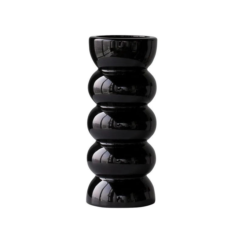 Simple ceramic vase, simulated flower, flower arrangement wedding new house, living room ornament, TV cabinet decoration
