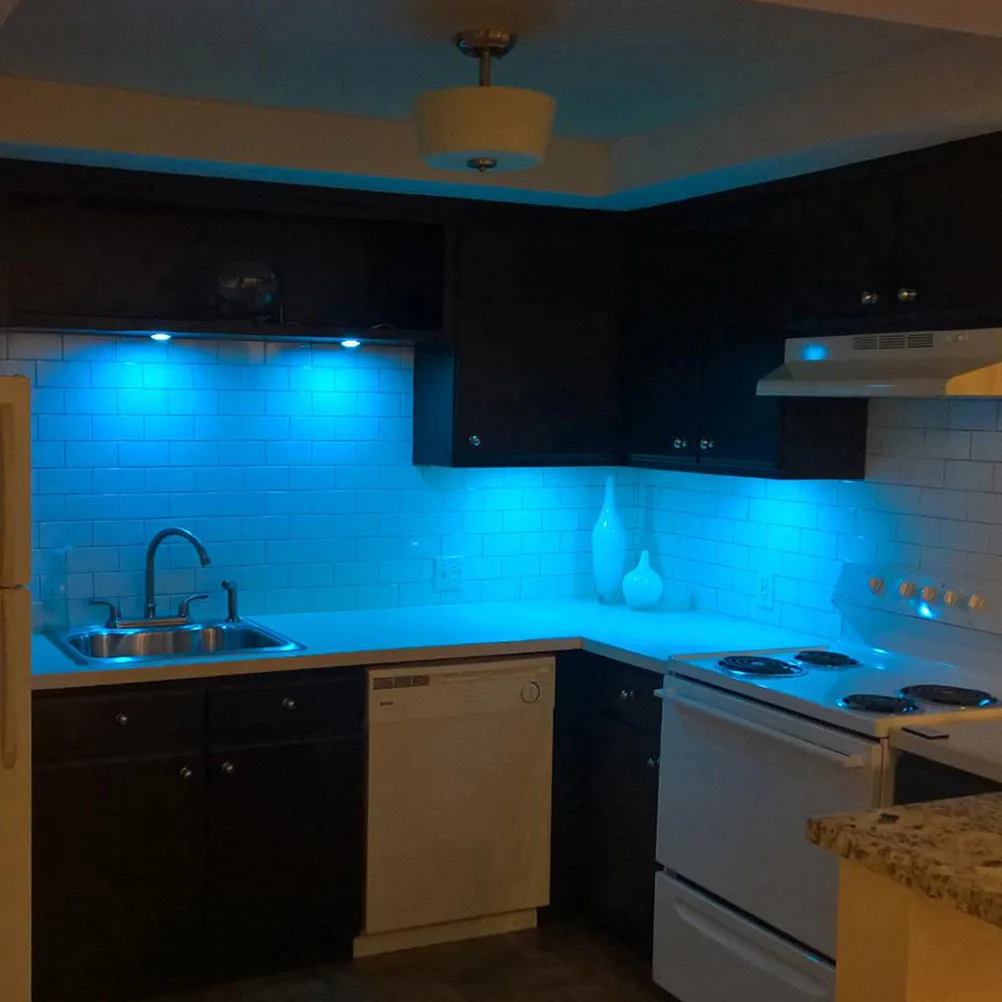 

LED Night Light Small Lamp for Wardrobe Closet Bedroom Balcony Stairs Corridors RGB Cabinet Light ABS Material Energy Saving