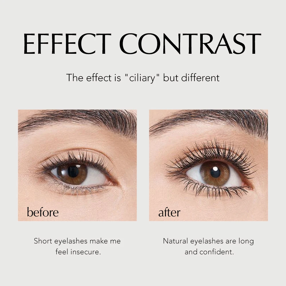 SHEDOES Mascara lisse et naturel longue durée, Anti-taches, allongeant, bouclé, volumateur, crée des cils enchanteurs