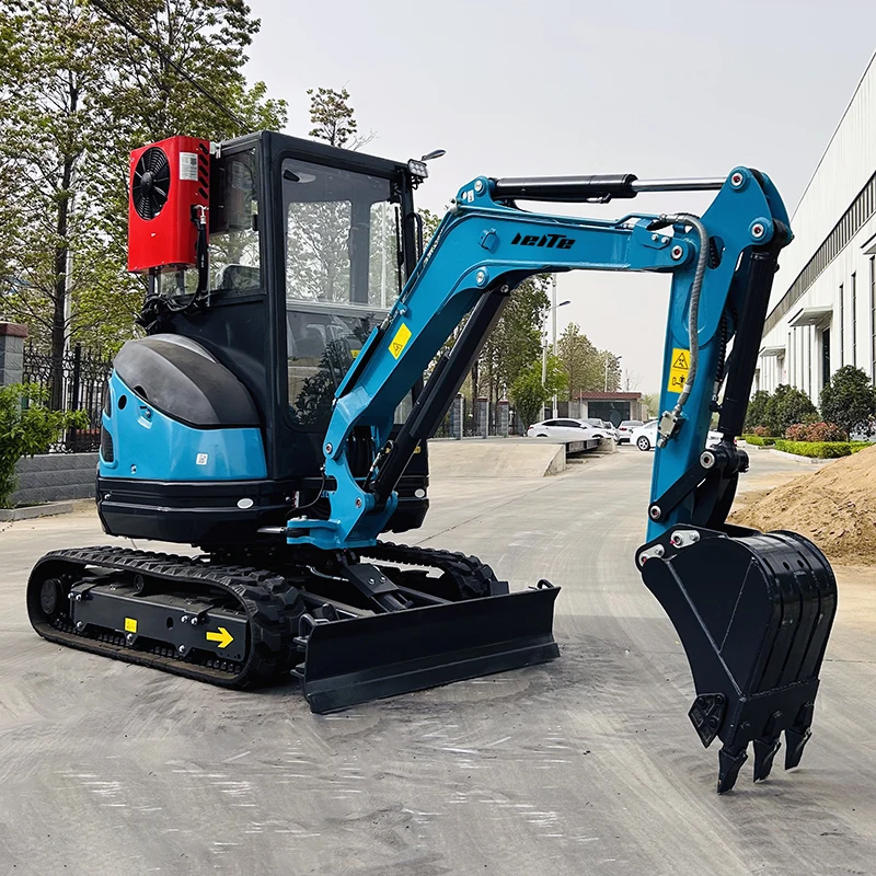 Cina fabbrica piccolo Mini escavatore 2.6ton escavatore cingolato mini escavatore 1.8ton con EPA/CE/EURO 5 uso giardino
