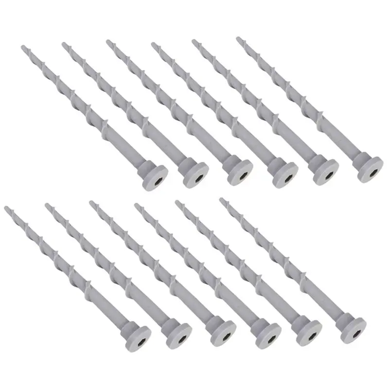 ABYN-For Robotic Lawn Mower Accessories 12 Pcs Ground Screws Charging Station Garage Plastic Anchors Garden Outdoor Installation view 4