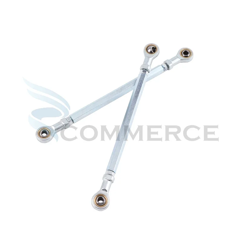 

1 Pair 170mm M6 Steering Tie Rod Kit With M6 Ball Joint For Electric Mini Kids ATV Go Kart Buggy Quad Dirt Pit Bike Parts