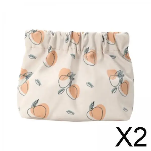 حقيبة مستحضرات التجميل الصغيرة ذات المحفظة العلوية للجيب، منظم حقيبة مكياج مقاومة للماء لحفلات المواعدة أثناء السفر