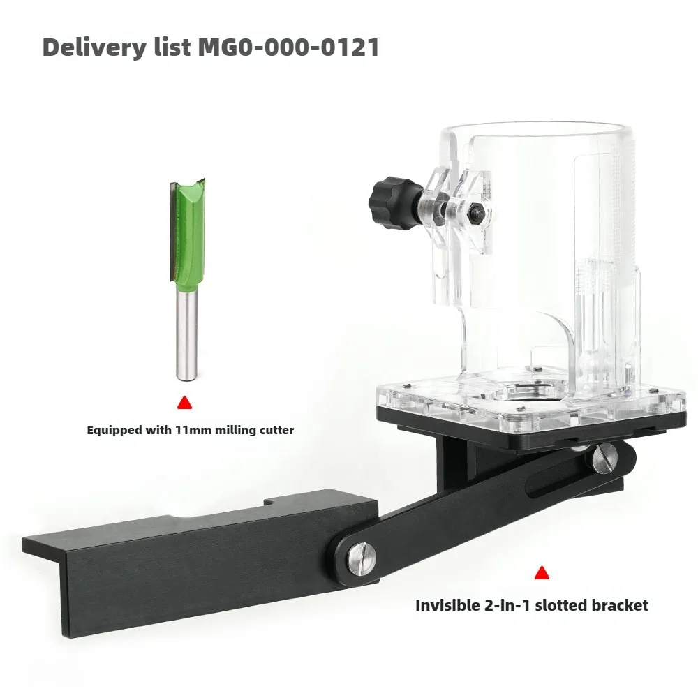 

Woodworking 2-in-1 Connector Slotting Machine Frame Invisible Part Mold Straight Half Through Buckle Trimming Milling Cutter