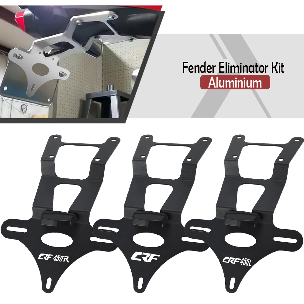 

Motorcycle License Plate Holder Fender Eliminator Registration Bracket For Honda CRF450L CRF450RL CRF 450 450L 450RL 2019-2025