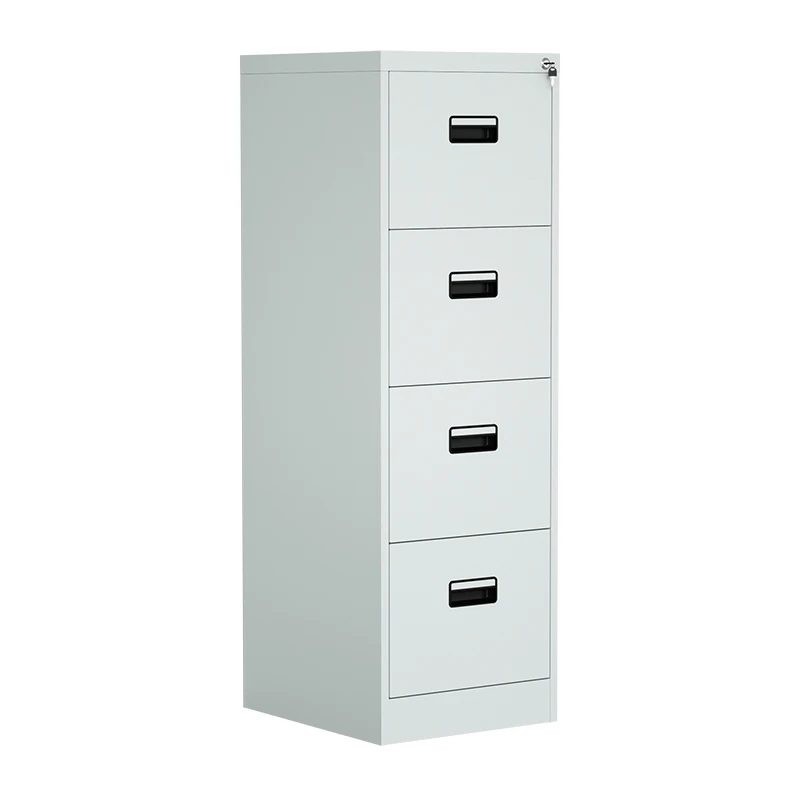 Office Furniture 4 Drawer Vertical Filing Cabinet 4 Layers Steel Cabinet, Versatile Home Office Storage for Files and Documents