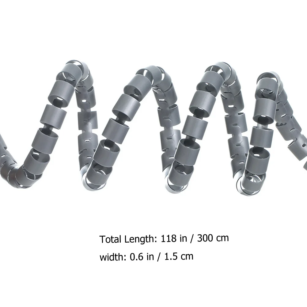 

Spiral Wrap Pe Wire Organizer Cuttable Wire Covers For Cords Length For Home Office Cable Management Tube Cord Sleeves