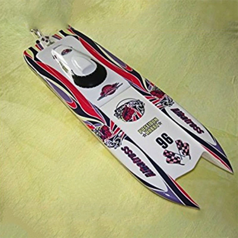 RC Single Oar Cat Boat Brushless Electric Boat with Coating Empty Ship Version Electric Remote Control Boat