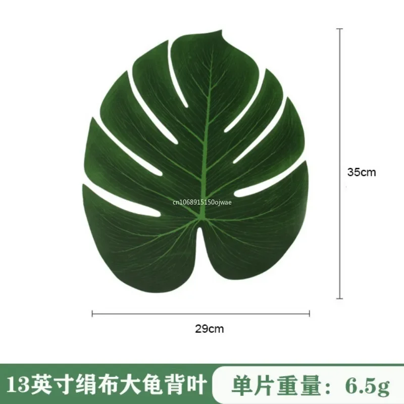 أوراق نخيل استوائية اصطناعية زينة سفاري غابة حفلة هاواي لواو ديكور منزلي طاولة زفاف لوازم أعياد ميلاد - 5