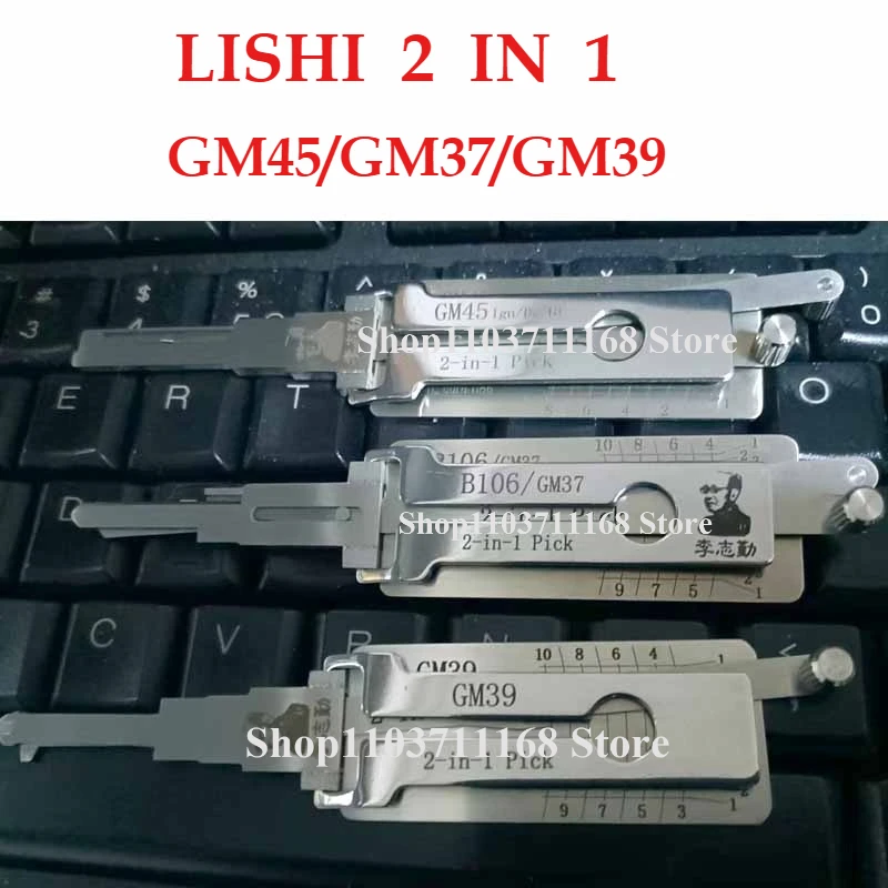 

1PCS GM39 GM37 B106 GM45 LISHI 2IN1 for GL8 Humme/r Lishi Pick Tool Locksmiths Tool Precision Key Reader Key Decoder Car Locks
