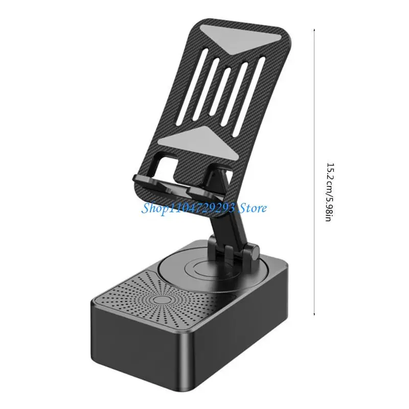 Y2GD Phone Stand With Wireless Wireless Speaker Telescopic Phone Holder