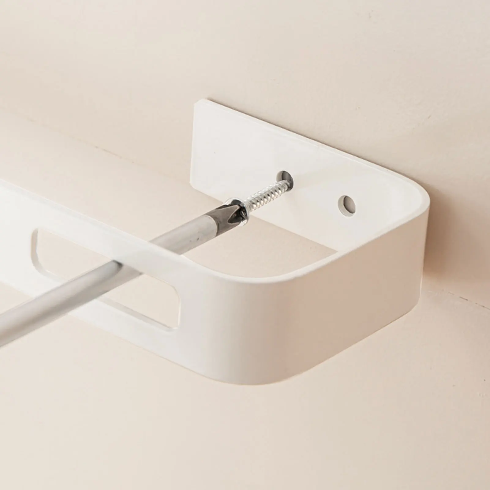 Kitchen Hanging Hook Rack Movable Smooth Easy Storage Rack for Ladles Spoon Handbags