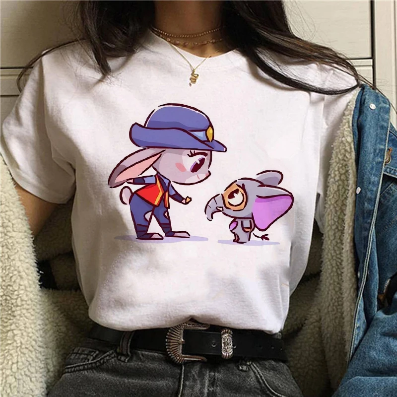 Y2k Sweet Hip Hop Graphic Disney Princess T Shirt Women Harajuku 90s Cute T-shirt Funny Tshirt Female Clothes