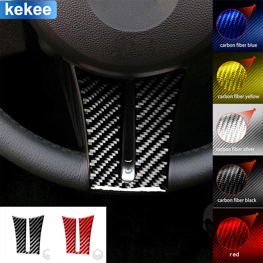 For BMW Z4 E85 2003-2008 Center  Chin Trim Panel Tuning Cover Soft Real Carbon Sticker Car Interior Accessories