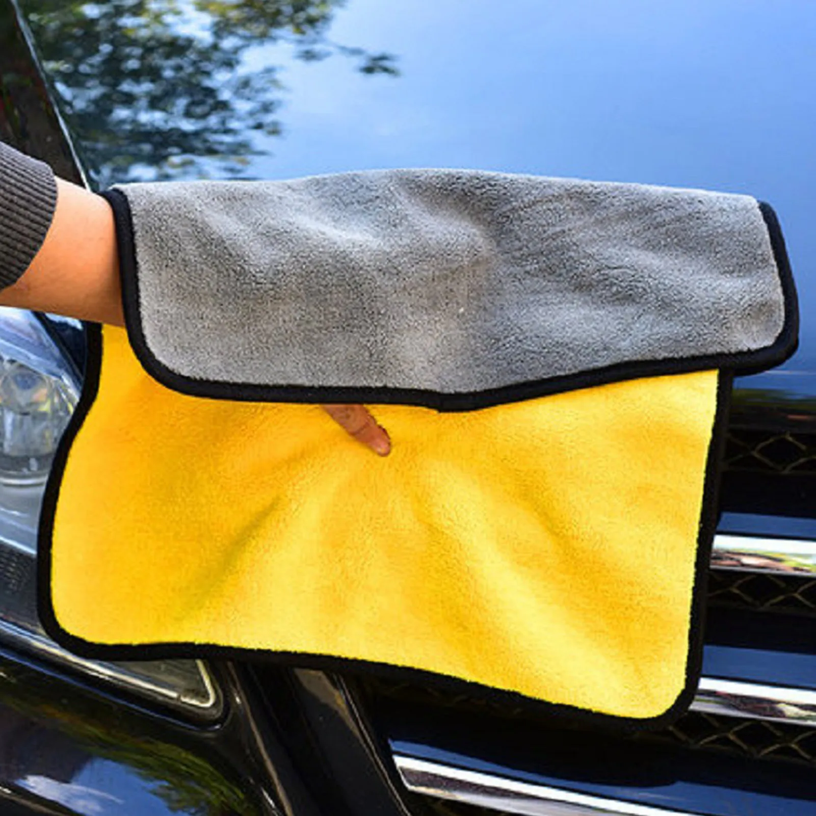 Microfiber Soft Car Wash Towel Car Cleaning Drying Cloth Car Care Towel Cloth Auto Detailing Cars Clean Supplies 30x60CM