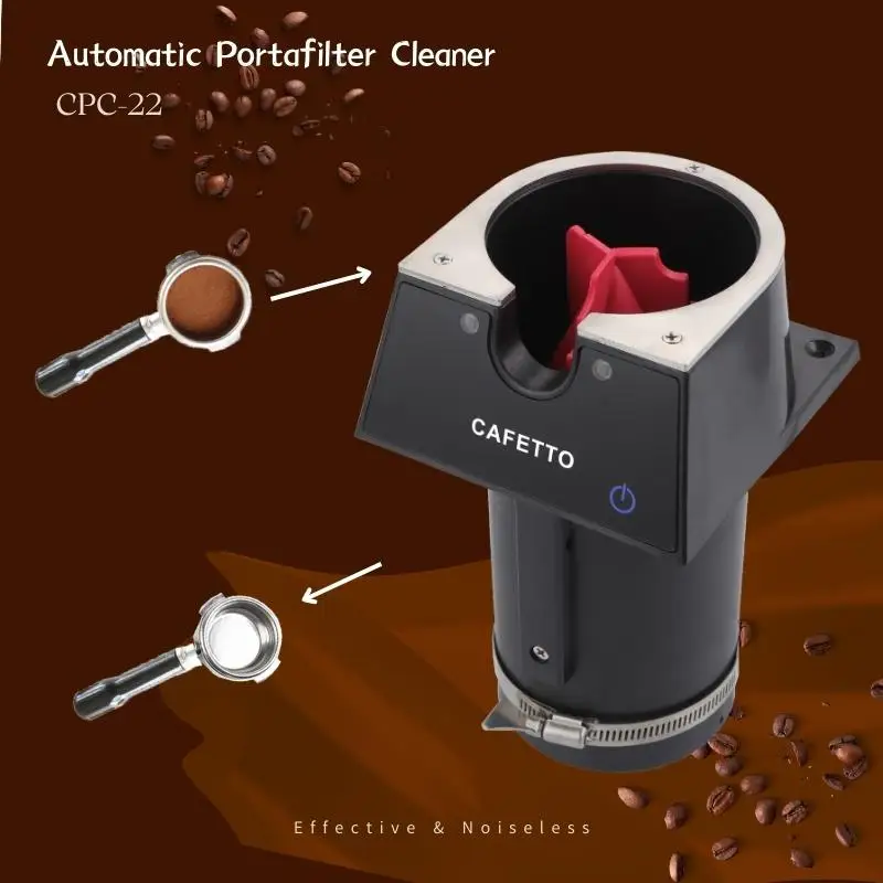 58mm Coffee Powder cleaner Machine Automatic Coffee Portafilter Cleaner for Commercial Home