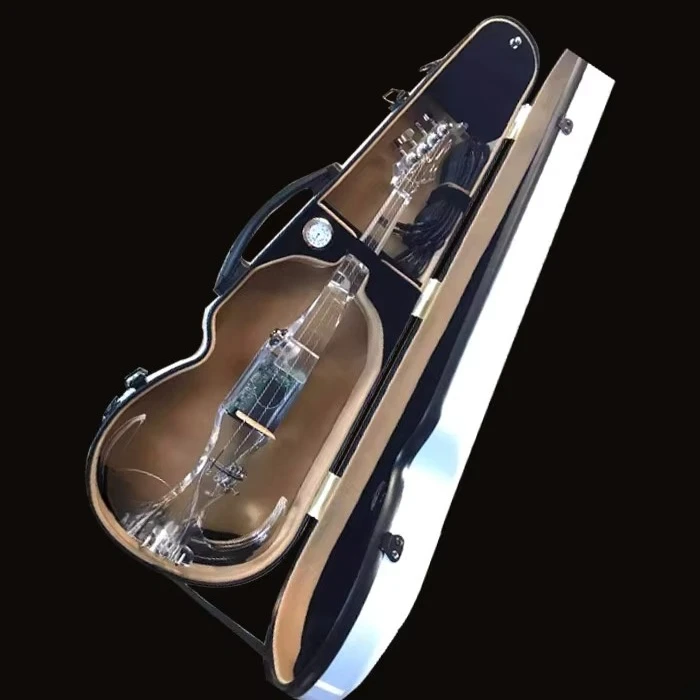 Electronic Violin Advanced Handmade Transparent Crystal Luminous Electronic Violin