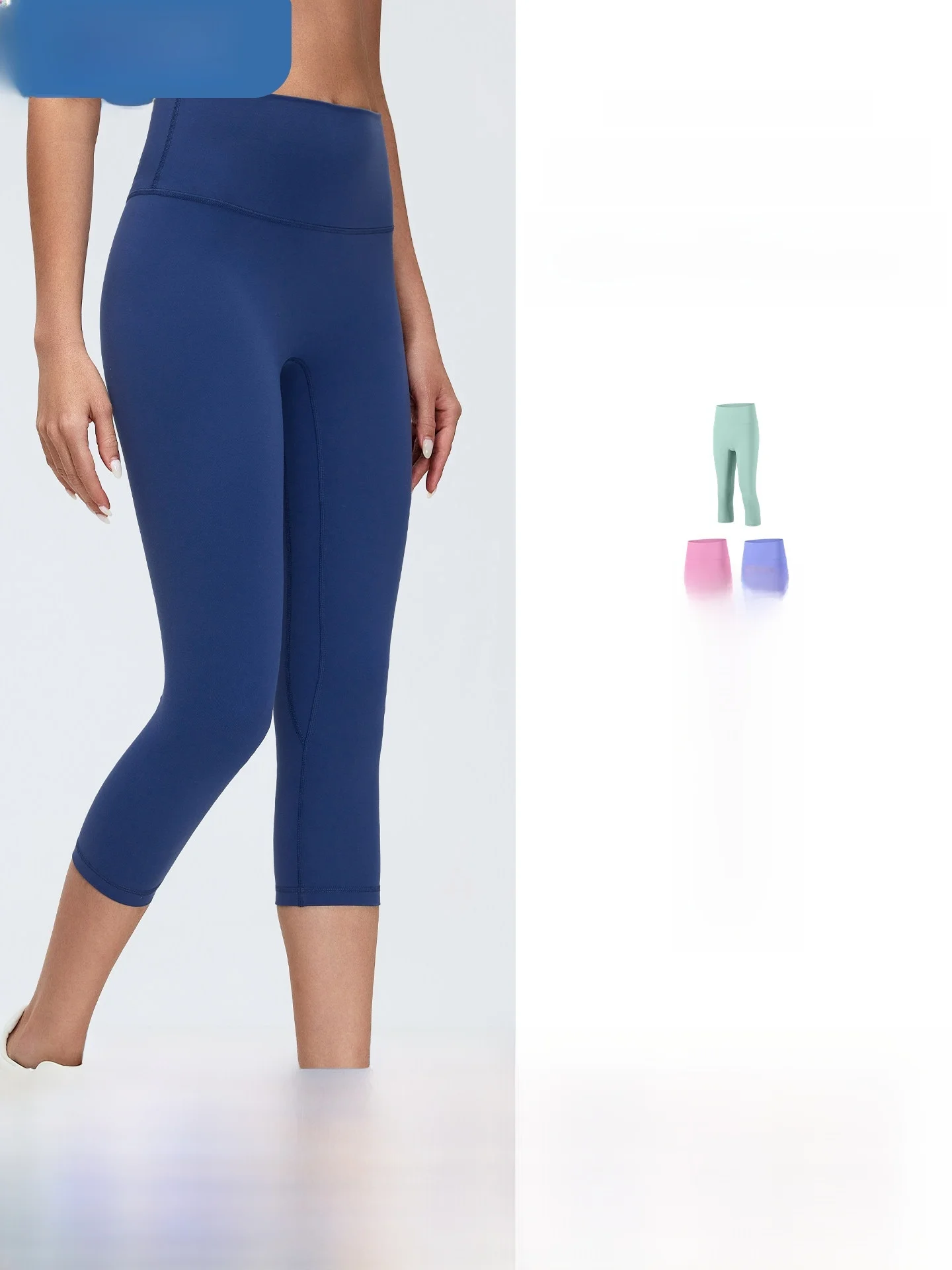 Small Size Women's Fitness Pants Elastic Pilates Sports Running Training Tight Seven-Quarter Length Yoga Pants — купить у AliExpress WW