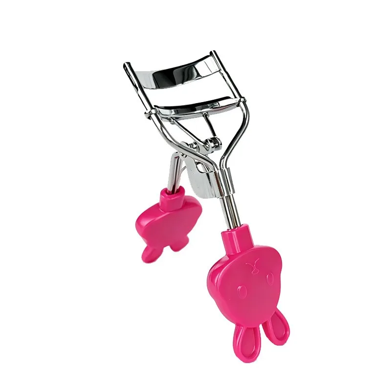 1pcs Lavender Cute Rabbit Handle Wide-Angle Eyelash Curler with Replacement Tape, One Clip Lasting, Compact and Portable.
