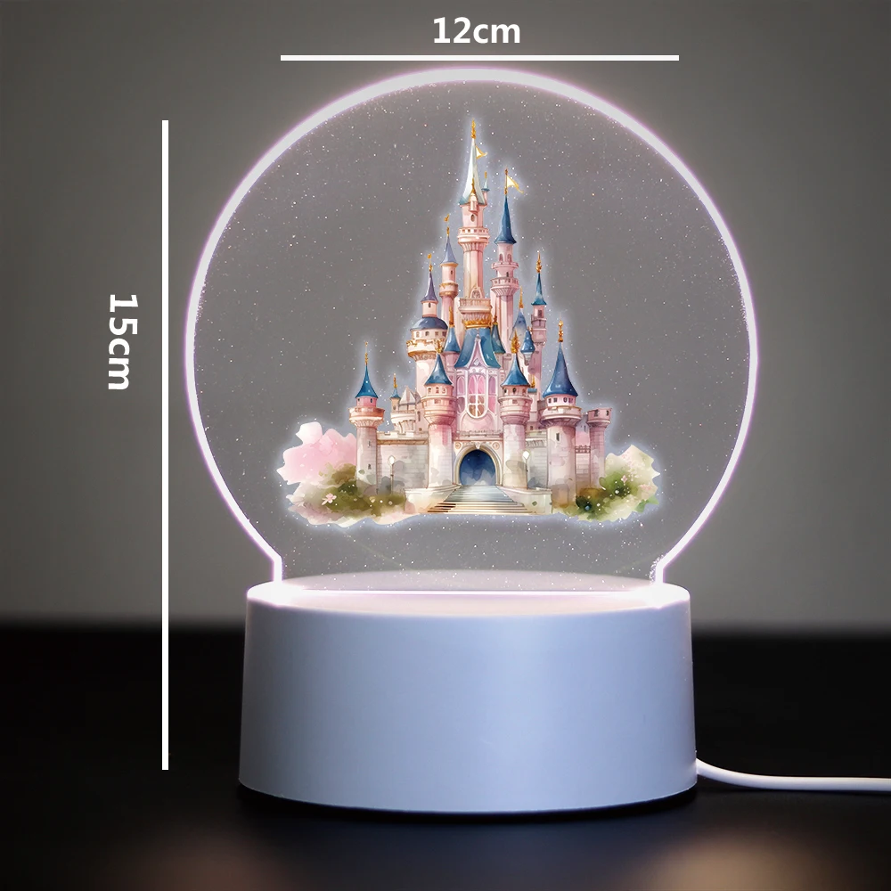 Castle 3D Night Light Kids Toy Birthday Christmas Gifts For Kids Toys 3D Night Light Kids Toy