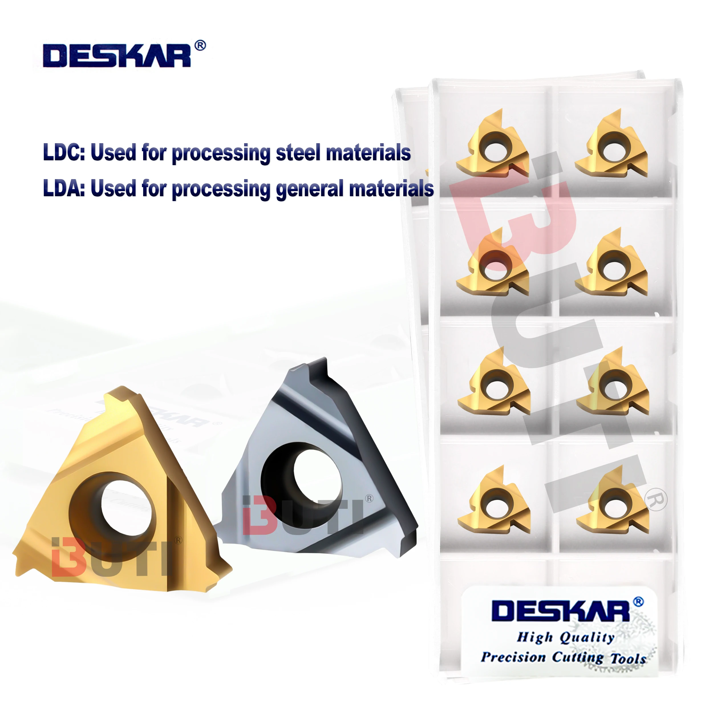 

DESKAR 100% Original Threaded Blade 16ER 16IR 8W 9W 10W 11W 12W 14W 16W 18W 19W 20W 24W LDA LDC CNC Machining Cutting Tool Part