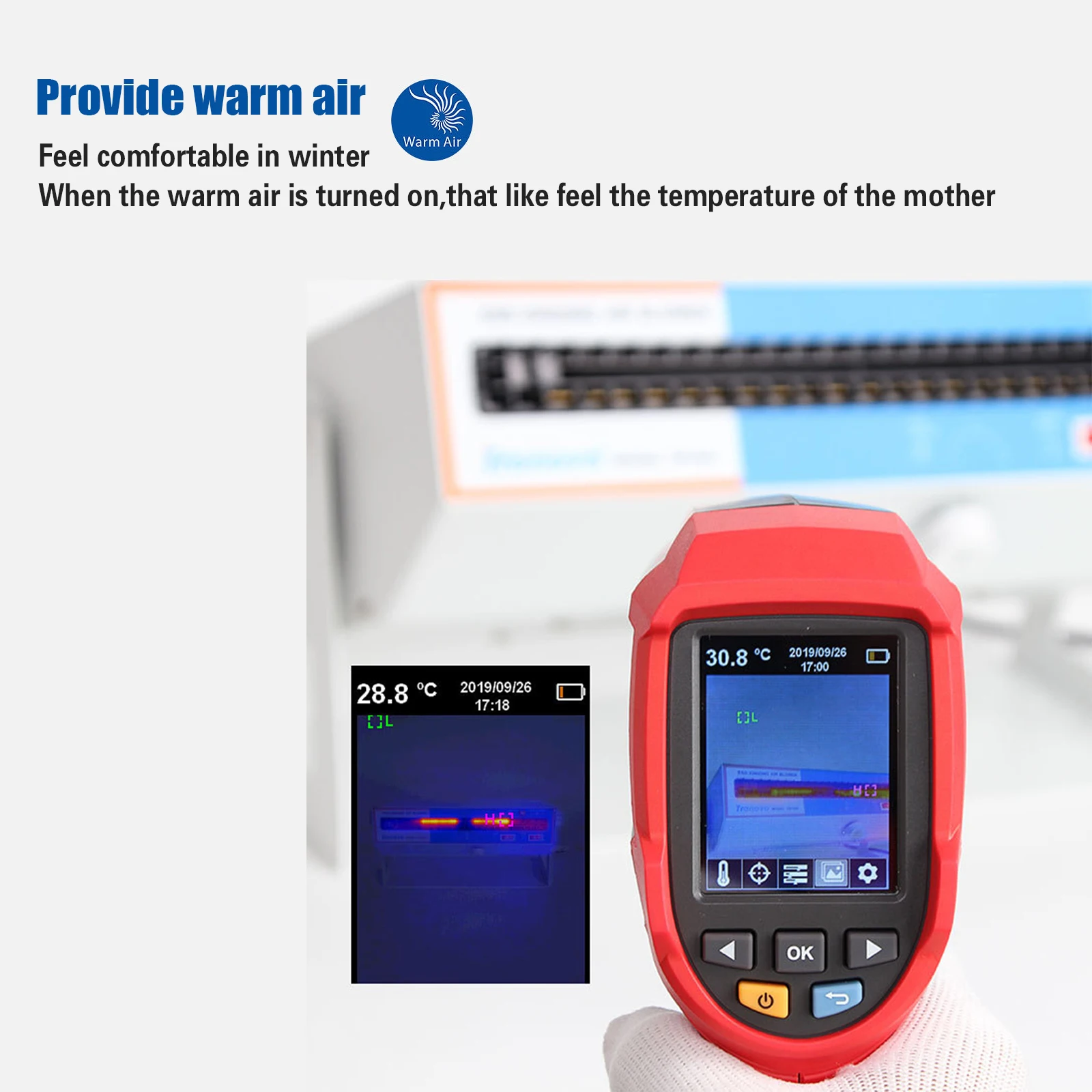 منفاخ الهواء الأيوني الدافئ تسخين الهواء المؤين مروحة قابل للتعديل مكافحة ساكنة المؤين منفاخ مزيل ثابت للإنتاج الإلكتروني #2