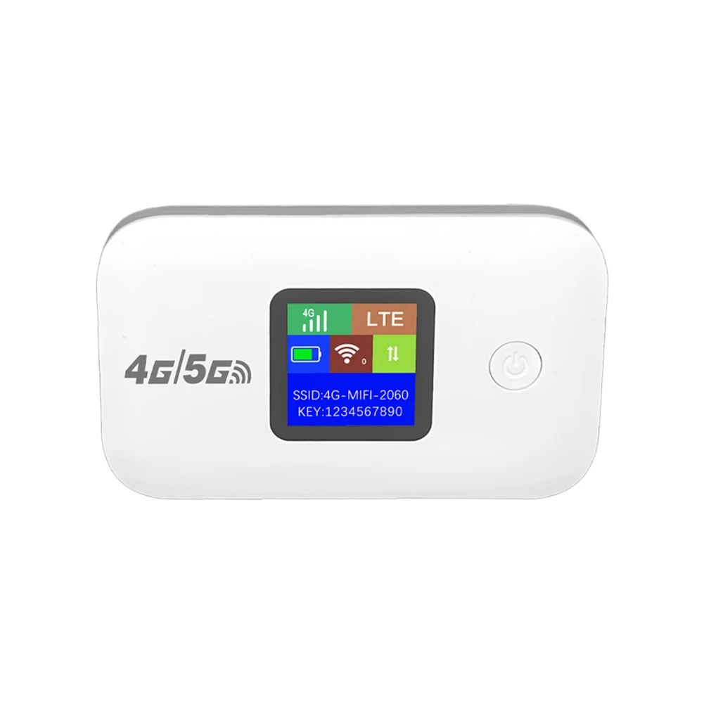 Pocket Wireless WiFi 150Mbps Portable Wireless Modem 3000mAh Mini Outdoor WIFI Hotspot with SIM Card Slot 4G Pocket WiFi Router