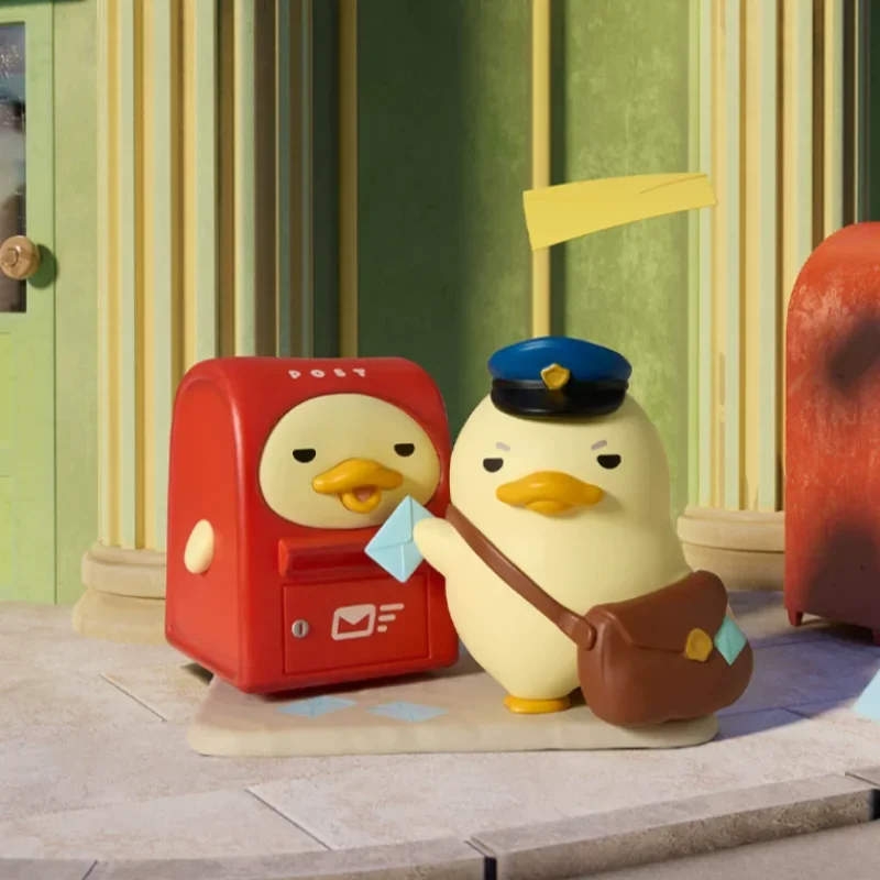 POPMART Mini DUCKOO Citywalk Series Boîte Mystère Surprise à Déballer Figurine Adorable Anime Ensemble de Bureau