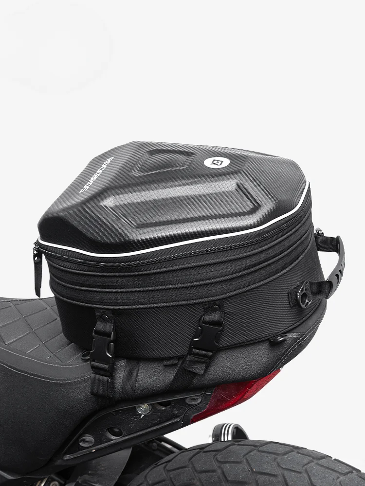 for Motorcycle rear seat bag tail bag riding backpack locomotive shoulder knight full helmet hard shell helmet bag men