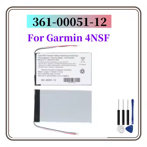 Replacement Battery 361-00051-12 Battery 1500mah For Garmin 4nsf High Quality Replacement Battery +Free Tools
