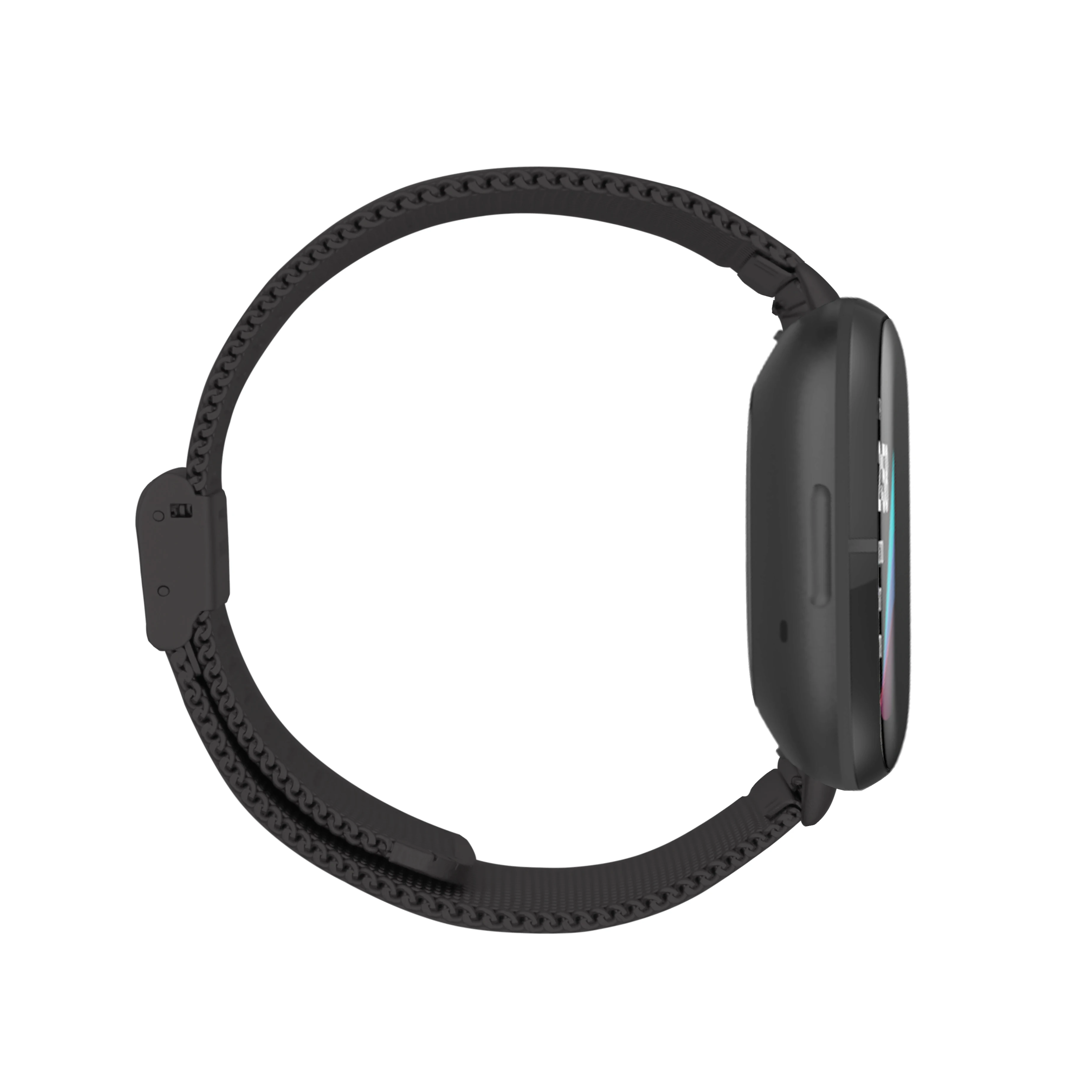 Cinturino in maglia con cinturino in acciaio inossidabile con fibbia rapida per cinturino Fitbit Versa 2 3 4 Lite Sense Band
