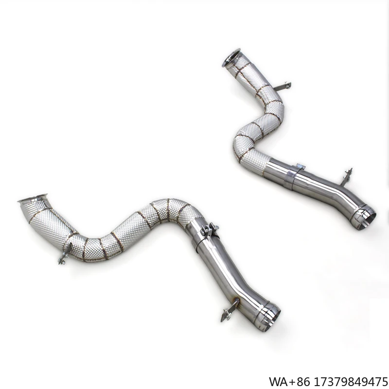 

Custom Header Downpipe for Mercedes-Benz S580 W223 4.0T 2020-2025 Sport Car Stainless Steel Pipe Street Car Exhaust System