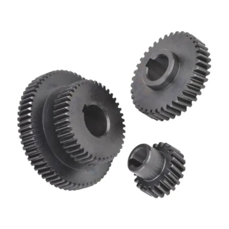 SHGO-Steel Pinion Gear Set For WMD16V WMD20V Milling Machine, Black Shafting Steel Gears 3PCS (212 209 230)